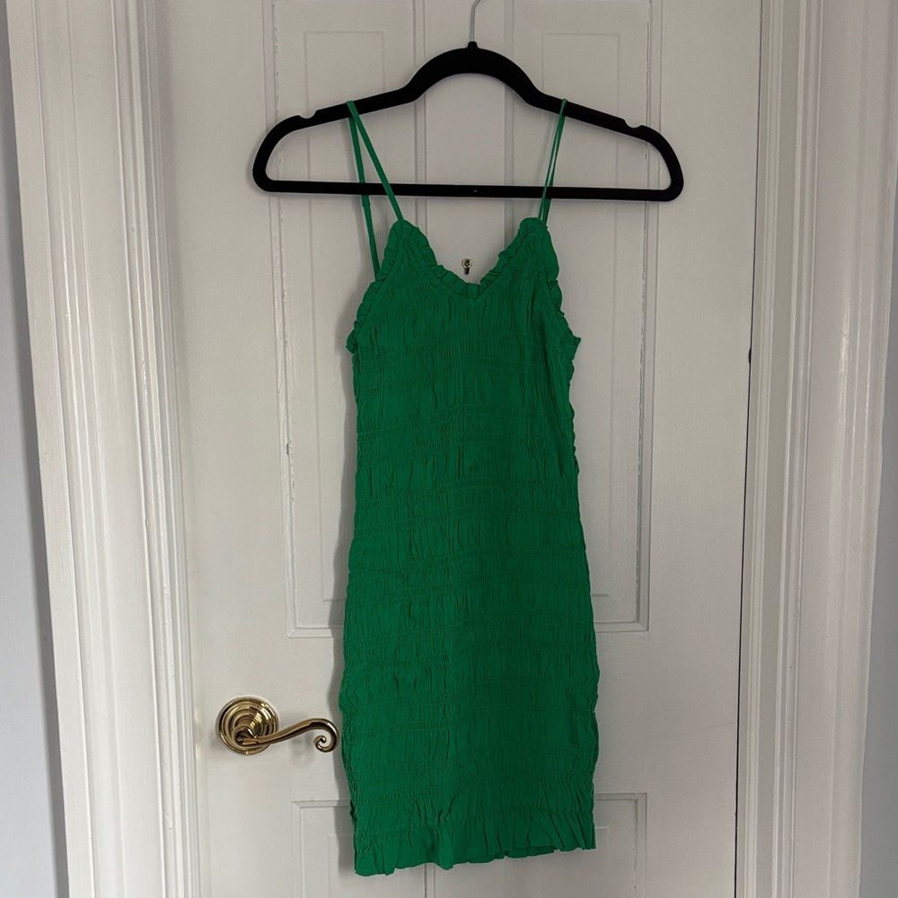 H&M Vibrant Green Mini Dress